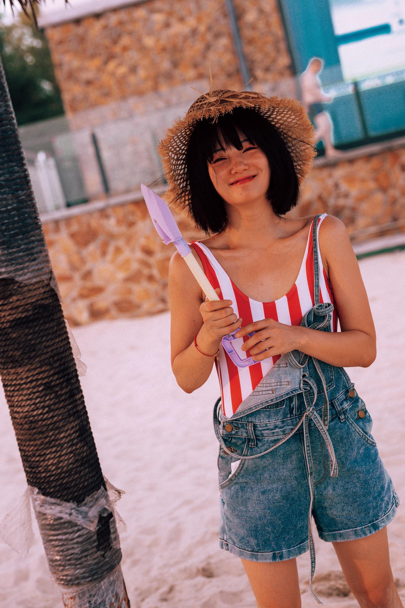 图片[36]-[YITUYU艺图语] 2021.11.24 红色沙滩少女 黎美汐 [42P] – 速更版-美库