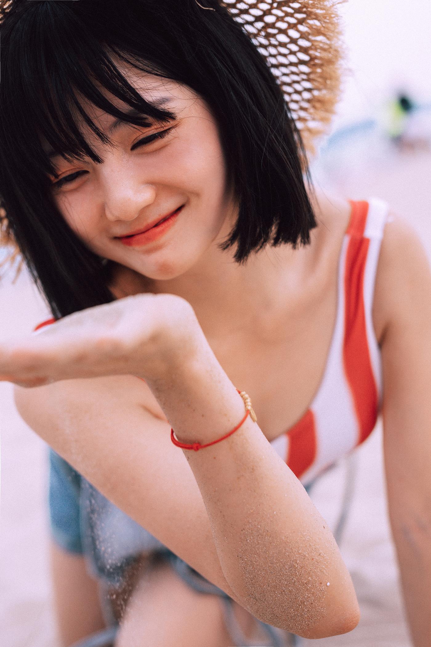 图片[44]-[YITUYU艺图语] 2021.11.24 红色沙滩少女 黎美汐 [42P] – 速更版-美库