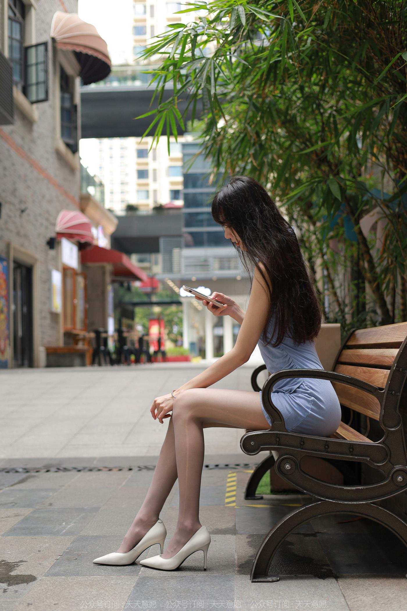 图片[34]-[IESS异思趣向] 2022.06.07 丝享家1110：团团《灰丝蓝色短裙》[86P] – 速更版-美库