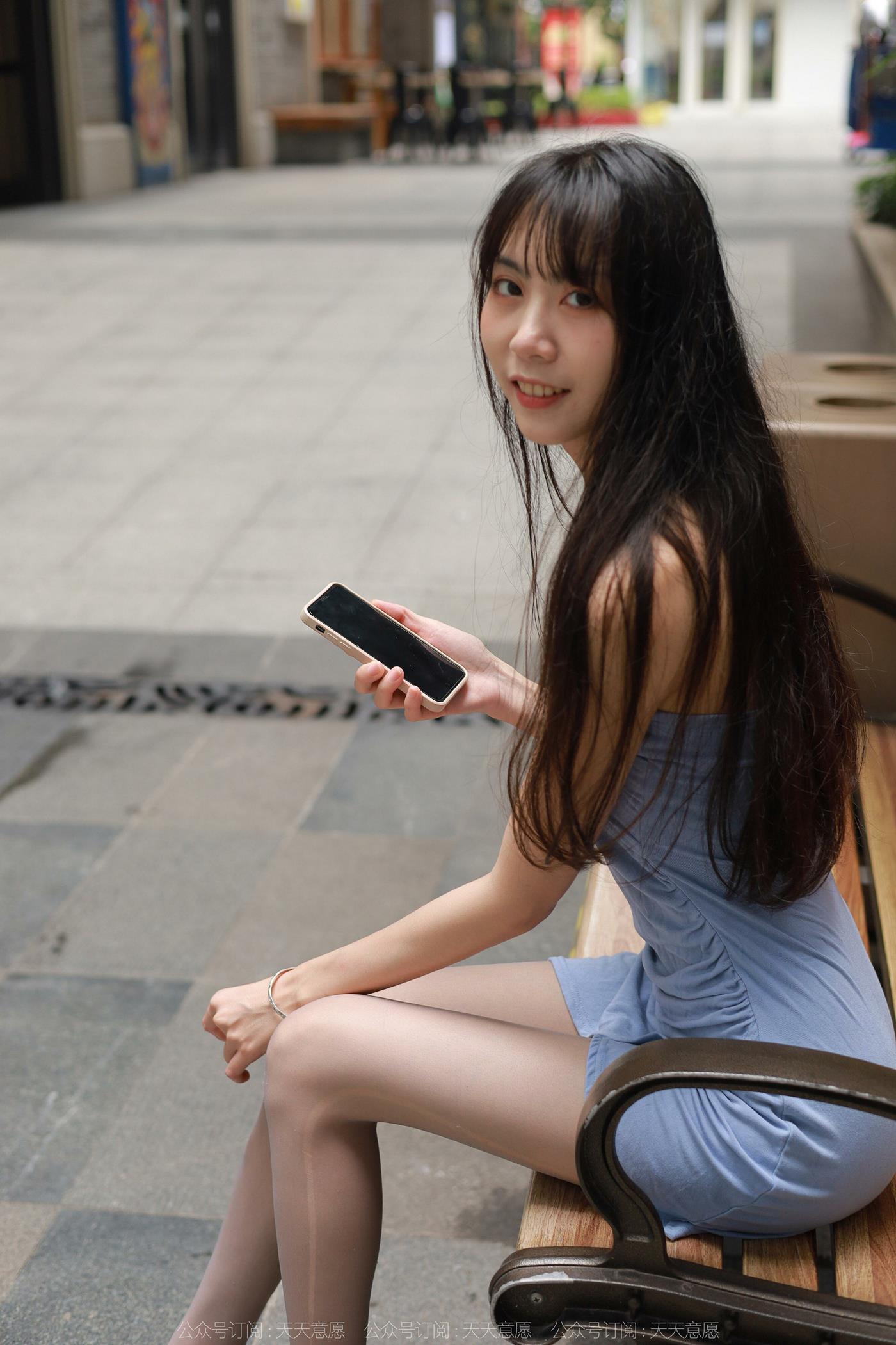 图片[56]-[IESS异思趣向] 2022.06.07 丝享家1110：团团《灰丝蓝色短裙》[86P] – 速更版-美库