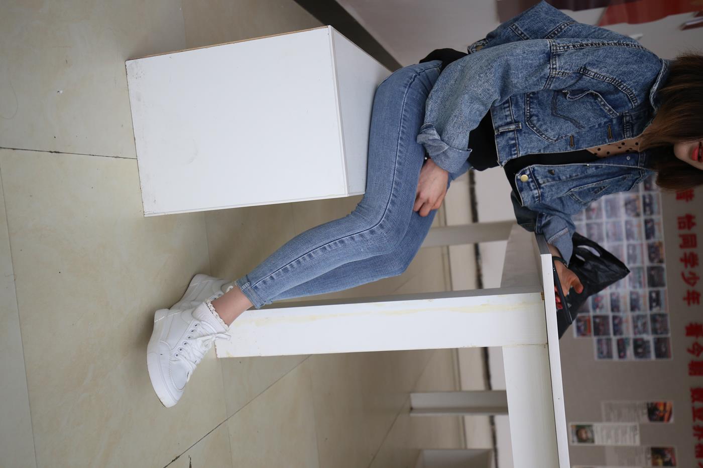 图片[66]-大西瓜爱牙膏-2019 10月活动 模特3（三） 裤里丝+蕾丝短袜（1) [84P] – 速更版-美库