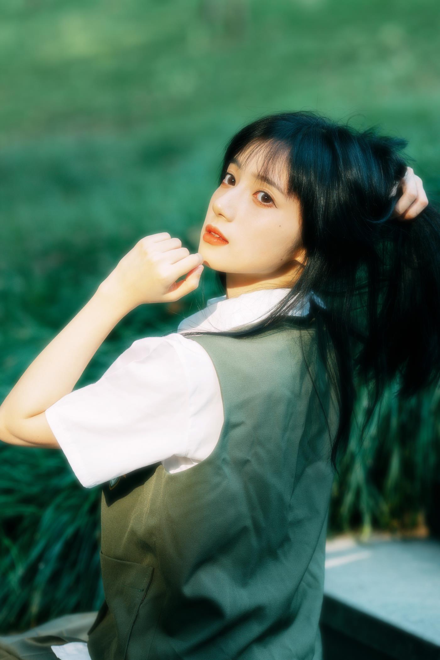 图片[11]-[YITUYU艺图语] 2021.11.26 绿色心情 月半了吧 [25P] – 速更版-美库