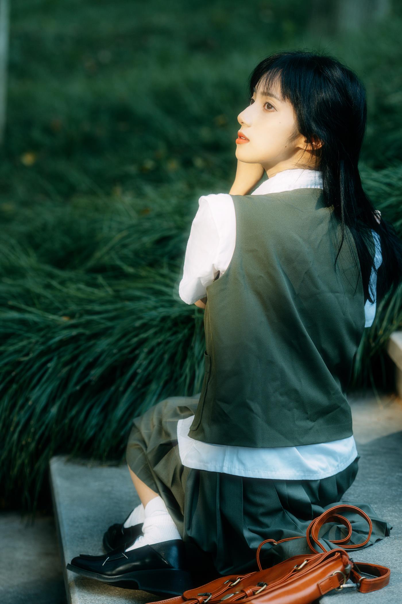 图片[12]-[YITUYU艺图语] 2021.11.26 绿色心情 月半了吧 [25P] – 速更版-美库