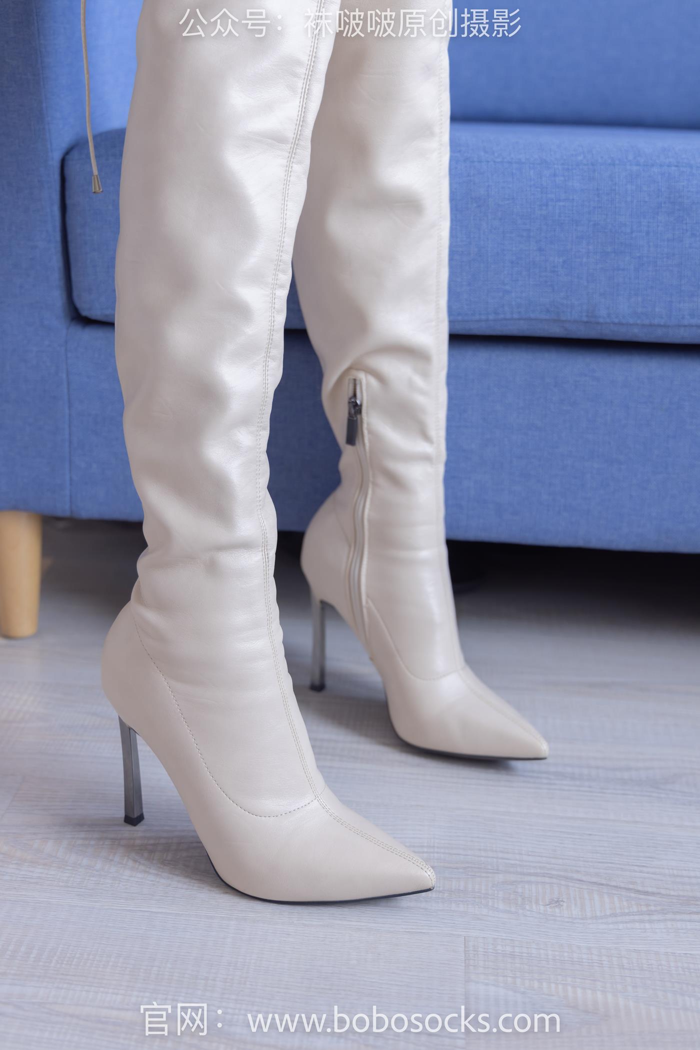 图片[17]-[BoBoSocks袜啵啵]NO.136 小甜豆-高跟长靴、白棉袜、裸足 (1) [100P] – 速更版-美库