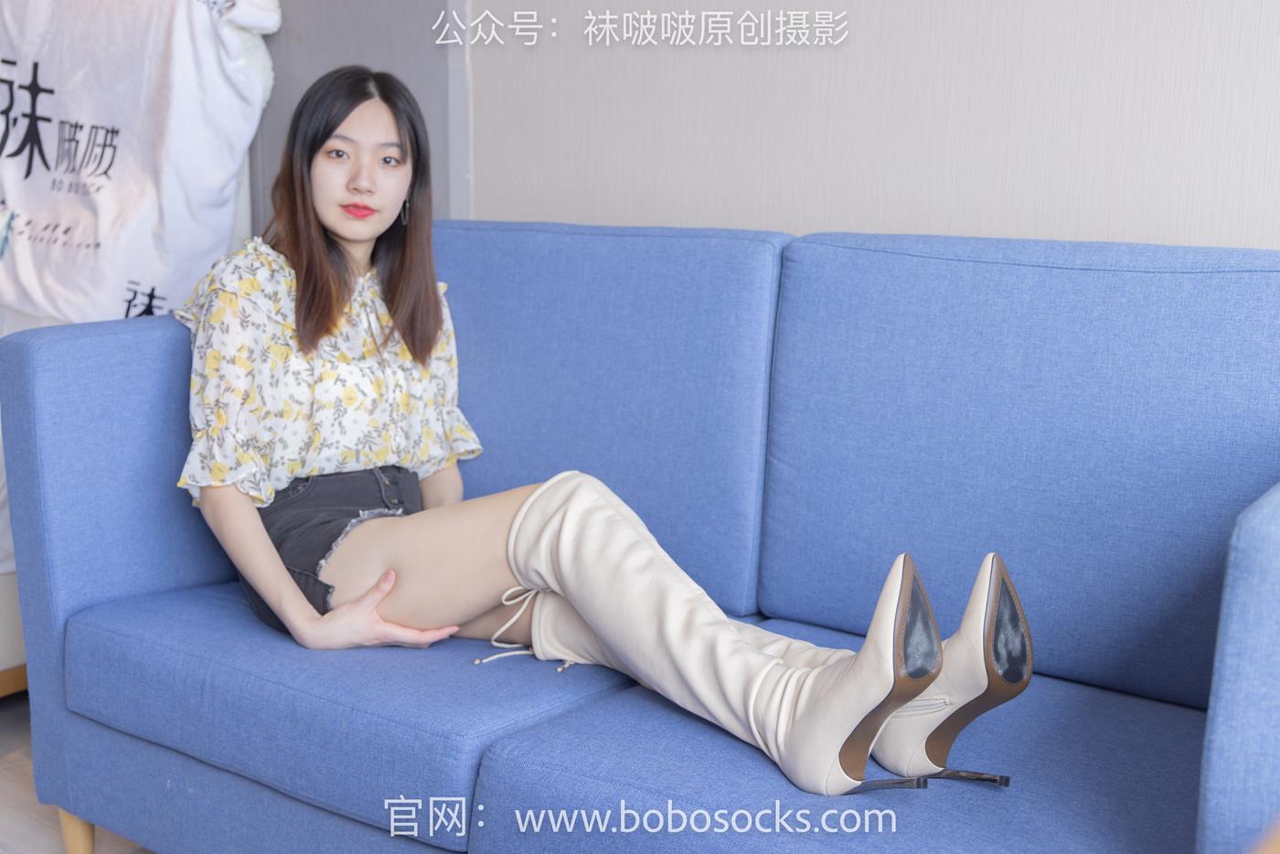 图片[23]-[BoBoSocks袜啵啵]NO.136 小甜豆-高跟长靴、白棉袜、裸足 (1) [100P] – 速更版-美库