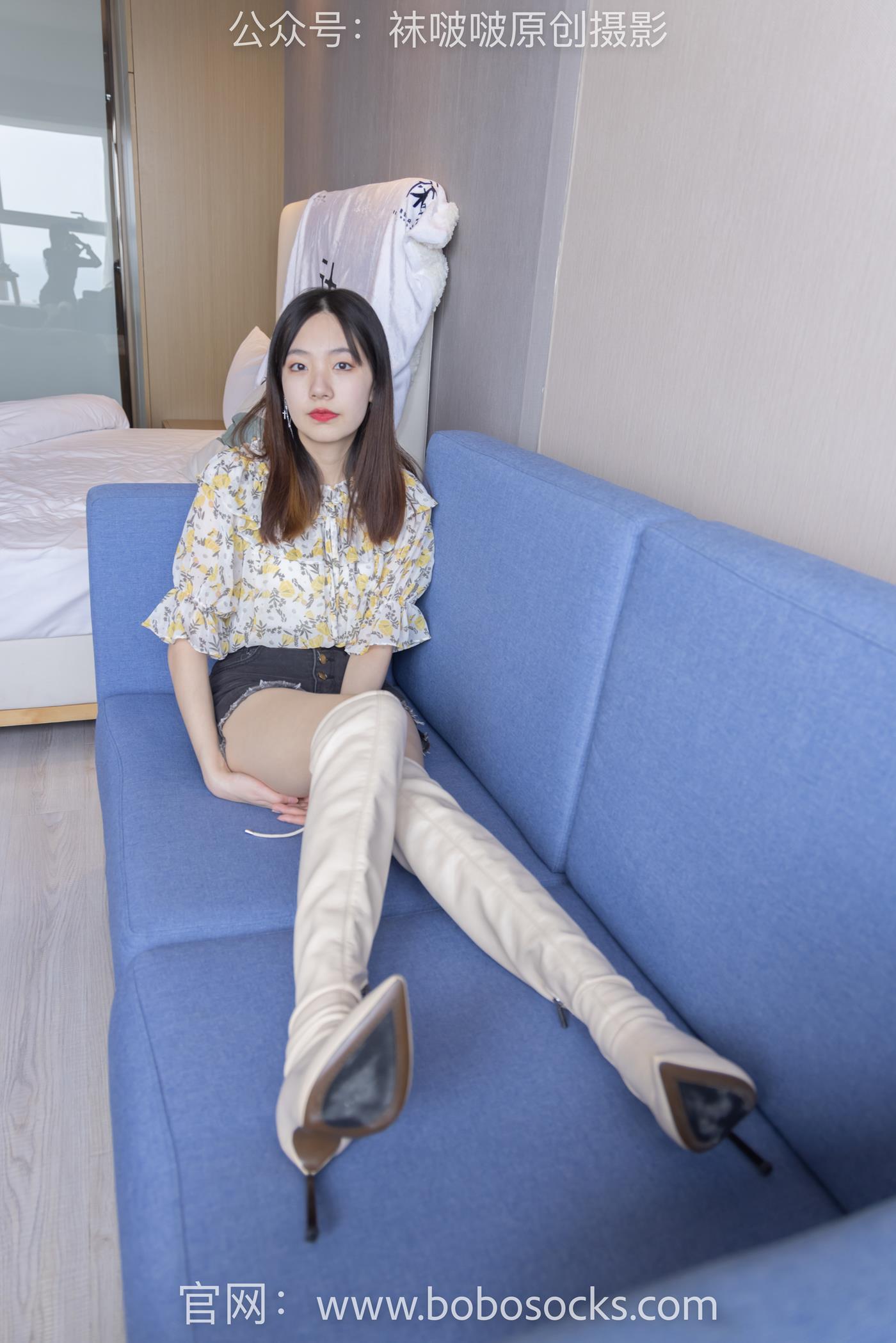 图片[34]-[BoBoSocks袜啵啵]NO.136 小甜豆-高跟长靴、白棉袜、裸足 (1) [100P] – 速更版-美库