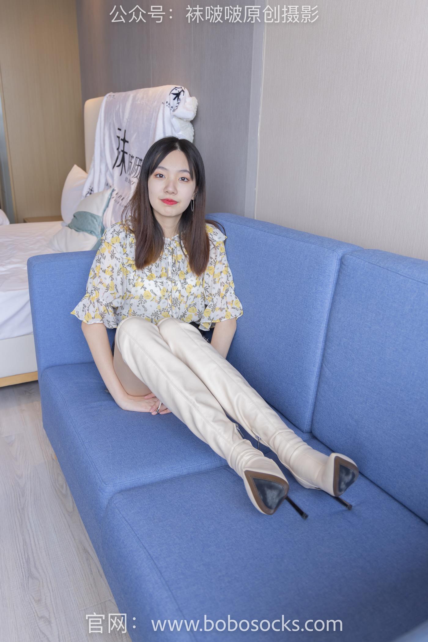 图片[38]-[BoBoSocks袜啵啵]NO.136 小甜豆-高跟长靴、白棉袜、裸足 (1) [100P] – 速更版-美库