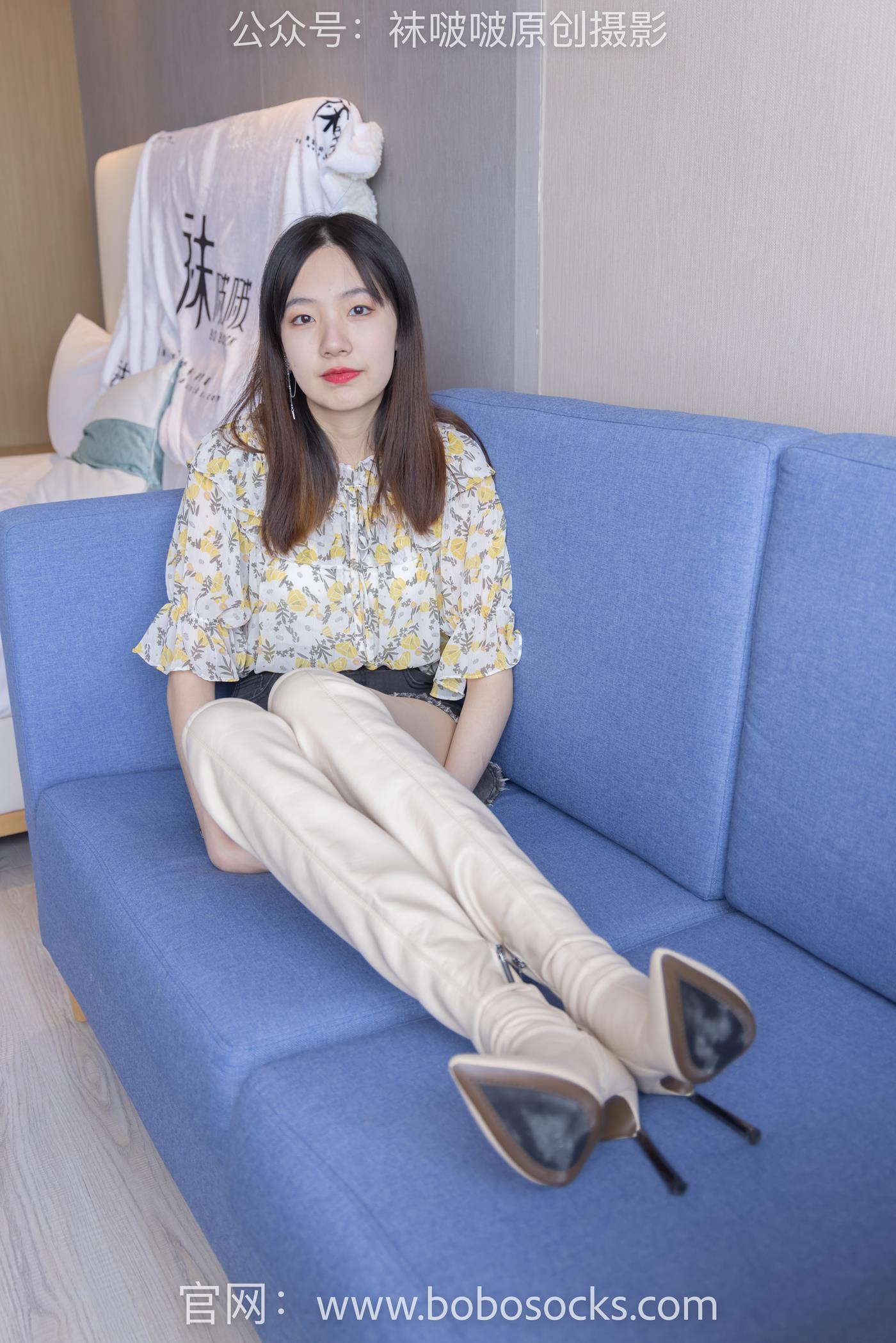 图片[40]-[BoBoSocks袜啵啵]NO.136 小甜豆-高跟长靴、白棉袜、裸足 (1) [100P] – 速更版-美库