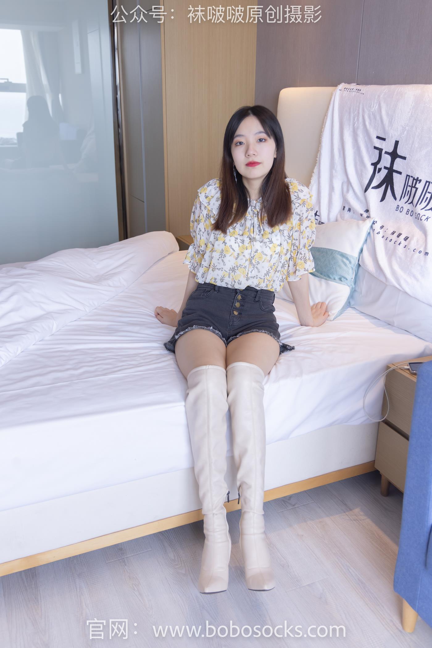 图片[45]-[BoBoSocks袜啵啵]NO.136 小甜豆-高跟长靴、白棉袜、裸足 (1) [100P] – 速更版-美库