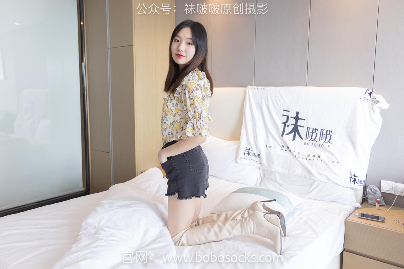 图片[61]-[BoBoSocks袜啵啵]NO.136 小甜豆-高跟长靴、白棉袜、裸足 (1) [100P] – 速更版-美库