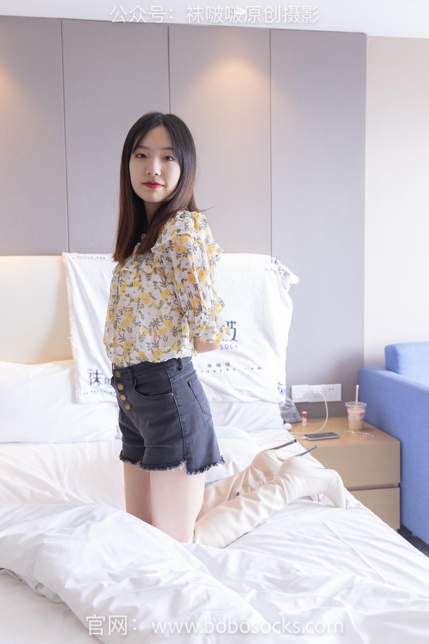 图片[67]-[BoBoSocks袜啵啵]NO.136 小甜豆-高跟长靴、白棉袜、裸足 (1) [100P] – 速更版-美库