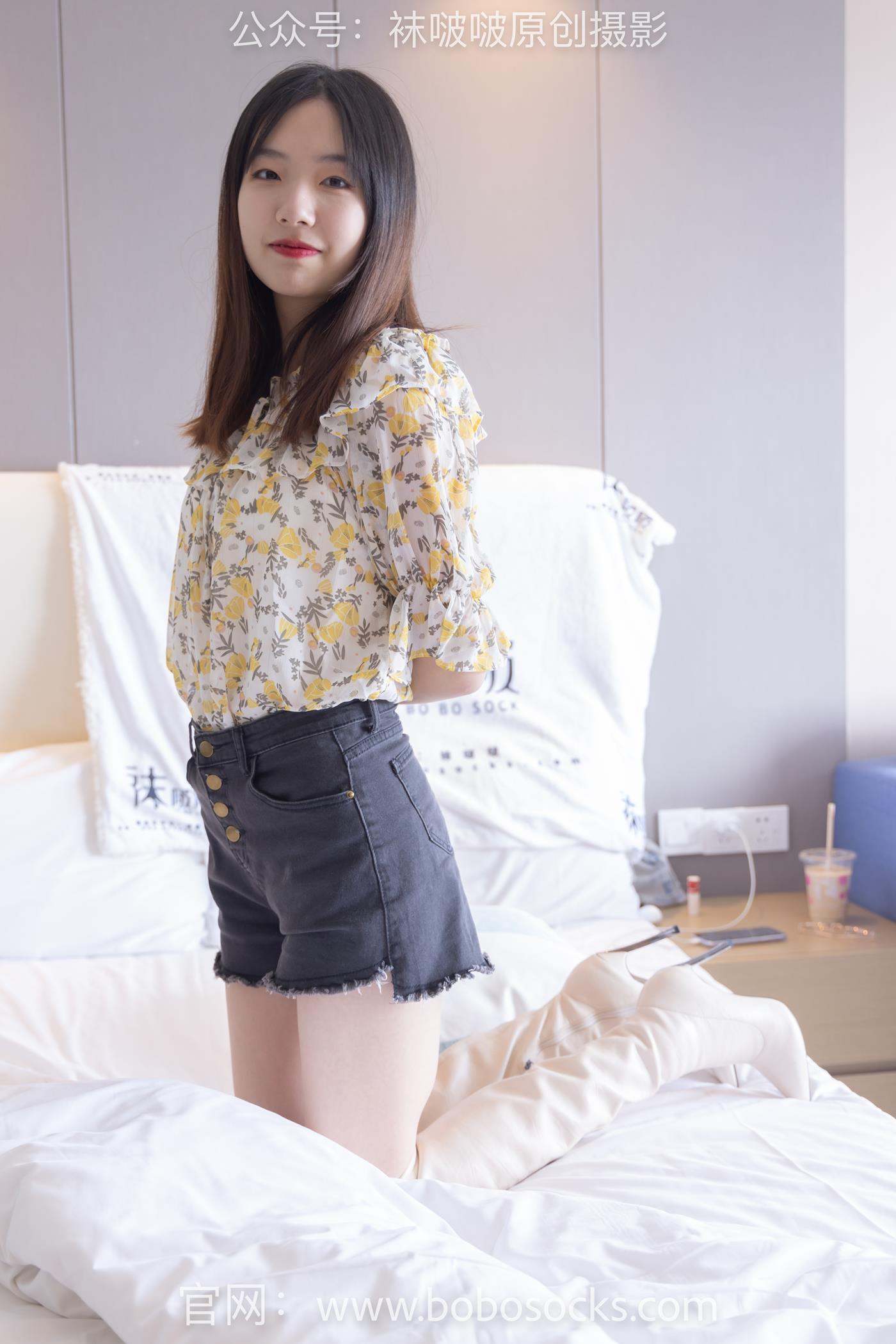 图片[68]-[BoBoSocks袜啵啵]NO.136 小甜豆-高跟长靴、白棉袜、裸足 (1) [100P] – 速更版-美库