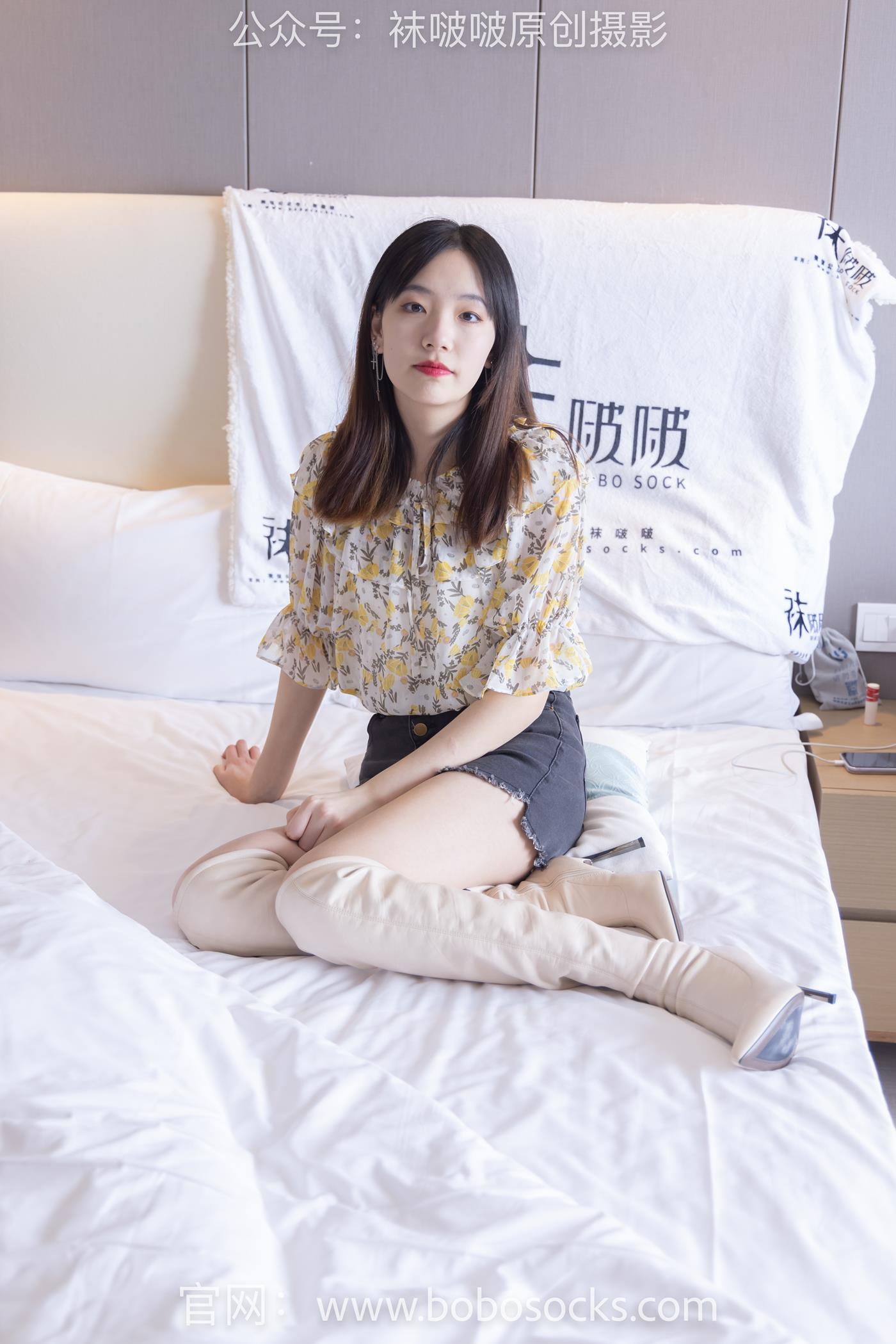 图片[69]-[BoBoSocks袜啵啵]NO.136 小甜豆-高跟长靴、白棉袜、裸足 (1) [100P] – 速更版-美库