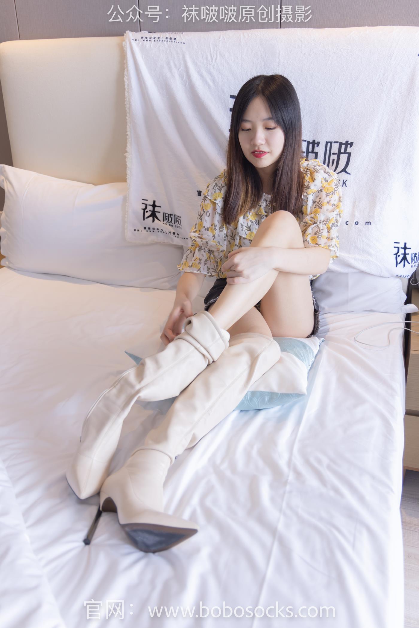 图片[77]-[BoBoSocks袜啵啵]NO.136 小甜豆-高跟长靴、白棉袜、裸足 (1) [100P] – 速更版-美库
