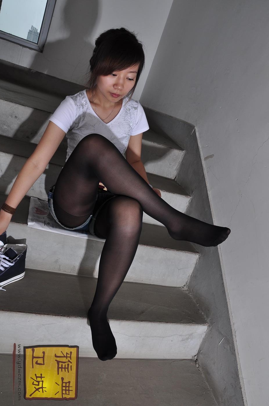 图片[83]-雅典卫城 黑丝牛仔短裤 2010-004 (2) [84P] – 速更版-美库