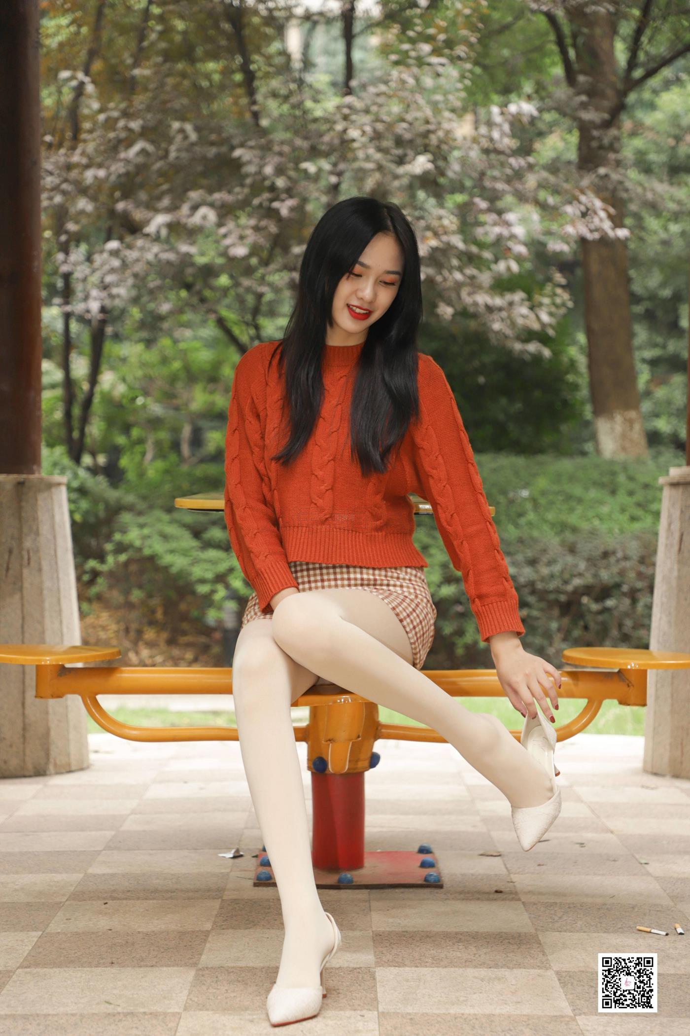 图片[16]-[SiHua思话] SJ065 橙子 冬日公园那一缕阳光 [48P] – 速更版-美库
