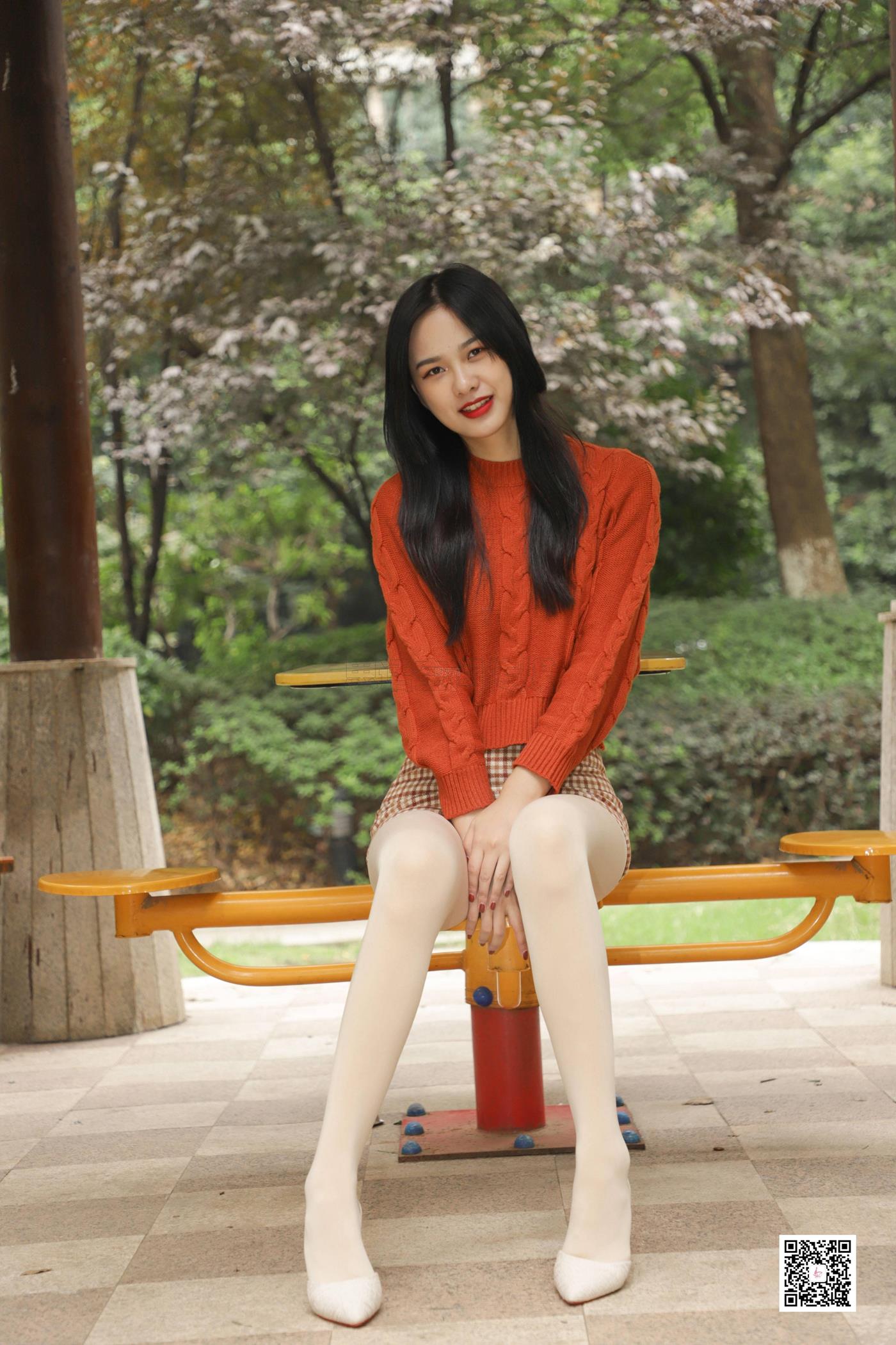图片[17]-[SiHua思话] SJ065 橙子 冬日公园那一缕阳光 [48P] – 速更版-美库
