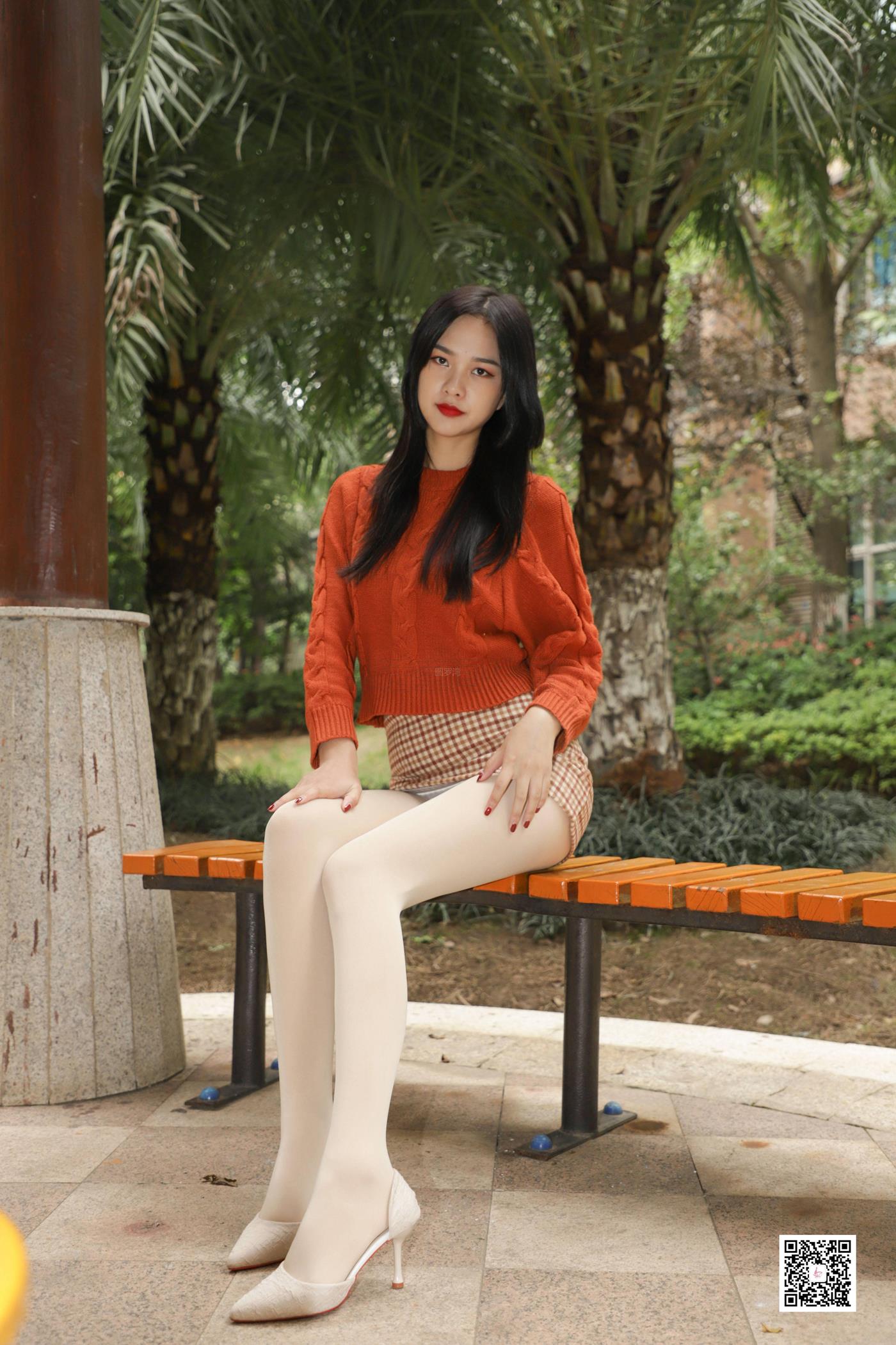 图片[21]-[SiHua思话] SJ065 橙子 冬日公园那一缕阳光 [48P] – 速更版-美库