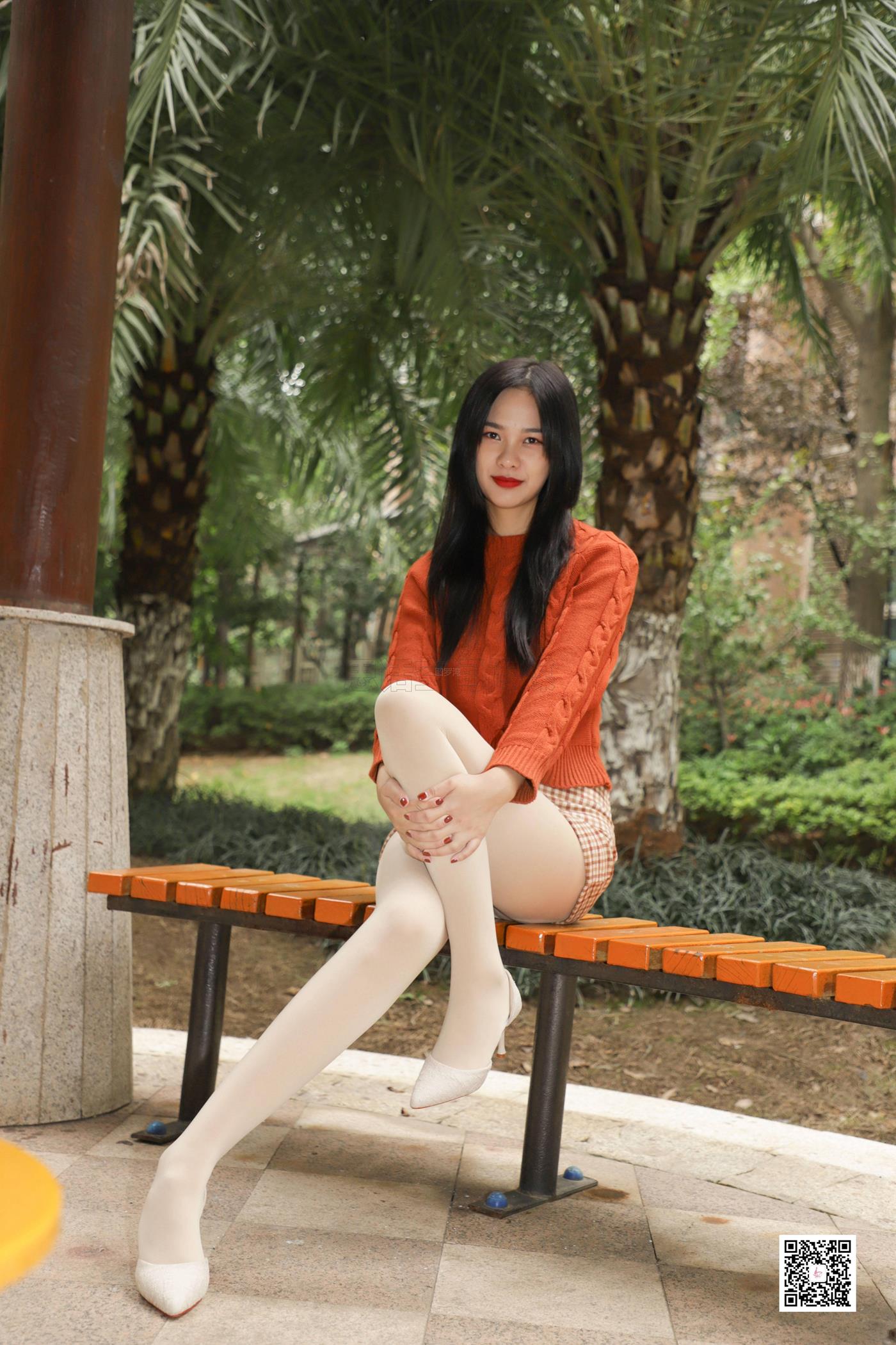 图片[23]-[SiHua思话] SJ065 橙子 冬日公园那一缕阳光 [48P] – 速更版-美库