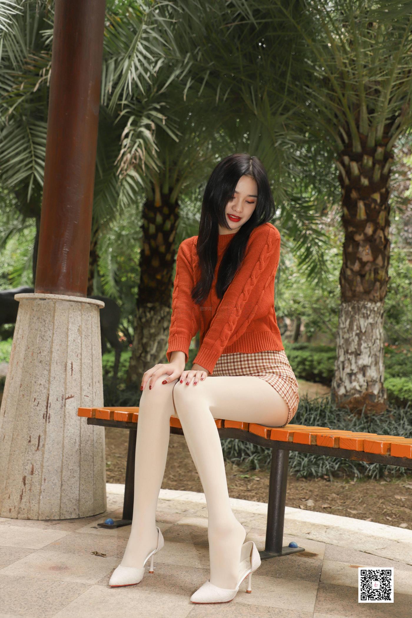 图片[24]-[SiHua思话] SJ065 橙子 冬日公园那一缕阳光 [48P] – 速更版-美库