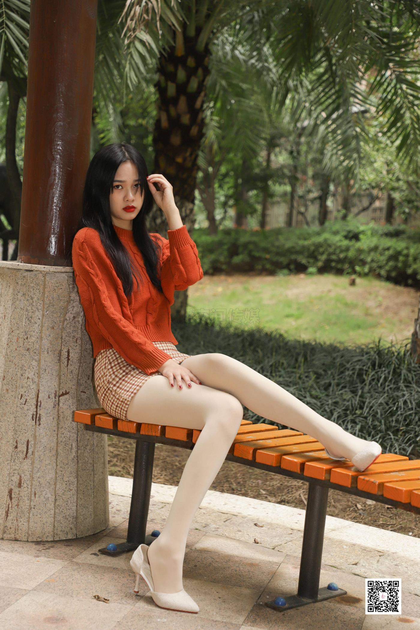 图片[25]-[SiHua思话] SJ065 橙子 冬日公园那一缕阳光 [48P] – 速更版-美库