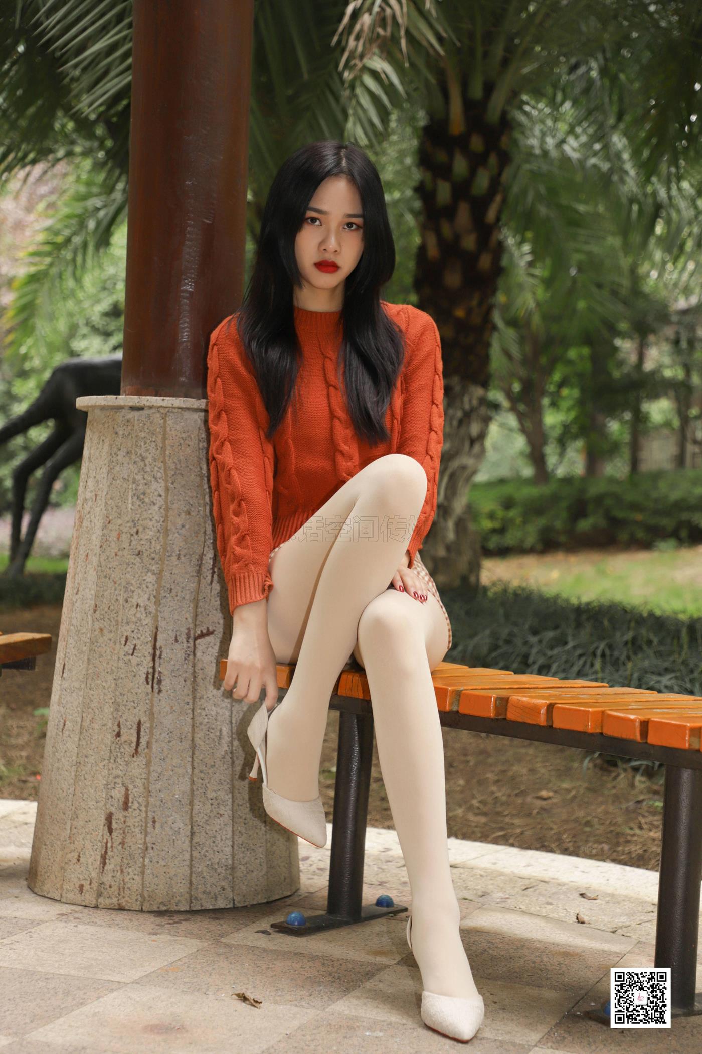 图片[26]-[SiHua思话] SJ065 橙子 冬日公园那一缕阳光 [48P] – 速更版-美库