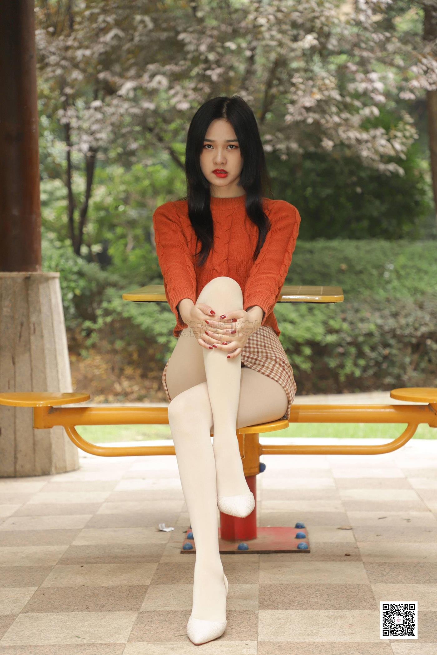 图片[45]-[SiHua思话] SJ065 橙子 冬日公园那一缕阳光 [48P] – 速更版-美库