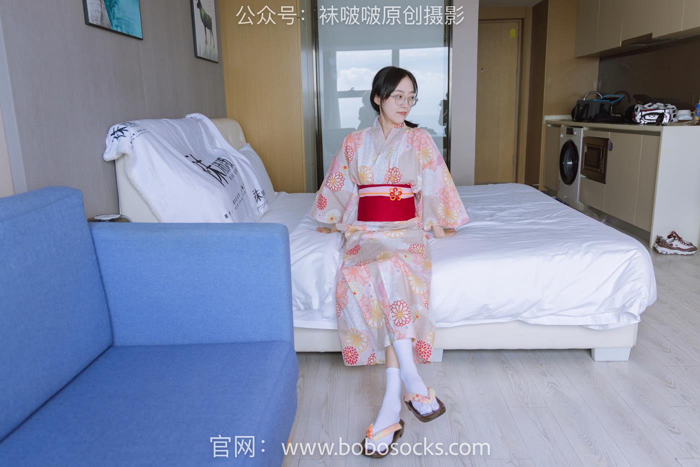 图片[10]-[BoBoSocks袜啵啵]NO.137 稚予-木屐、分指白棉袜、裸足、和风浴衣 (1) [80P] – 速更版-美库