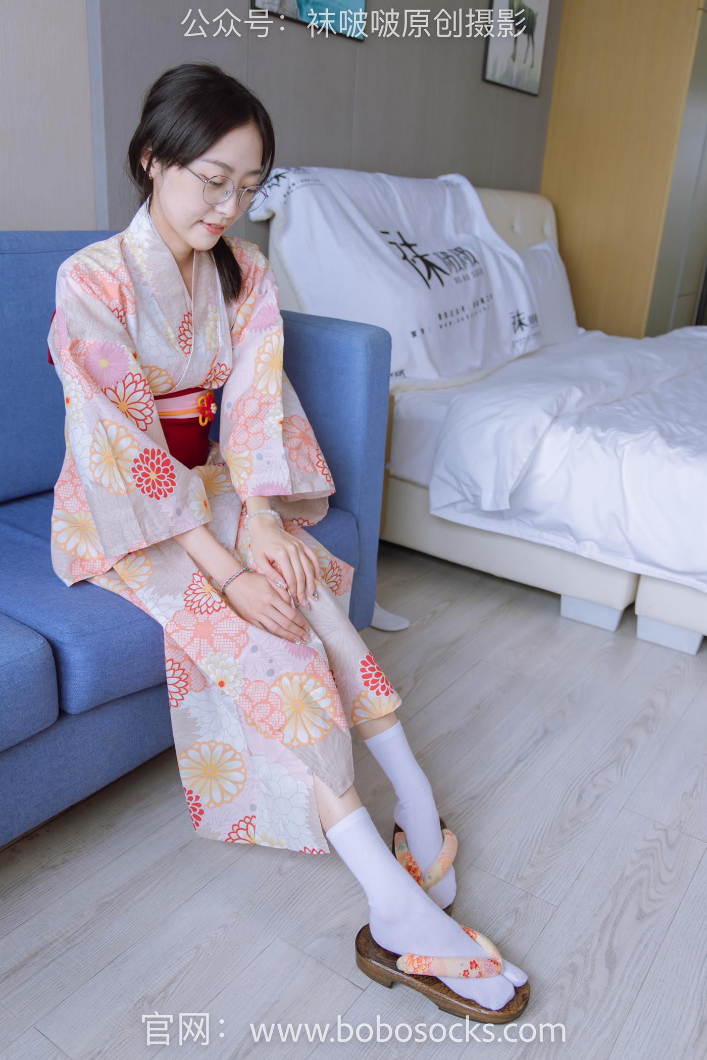 图片[19]-[BoBoSocks袜啵啵]NO.137 稚予-木屐、分指白棉袜、裸足、和风浴衣 (1) [80P] – 速更版-美库