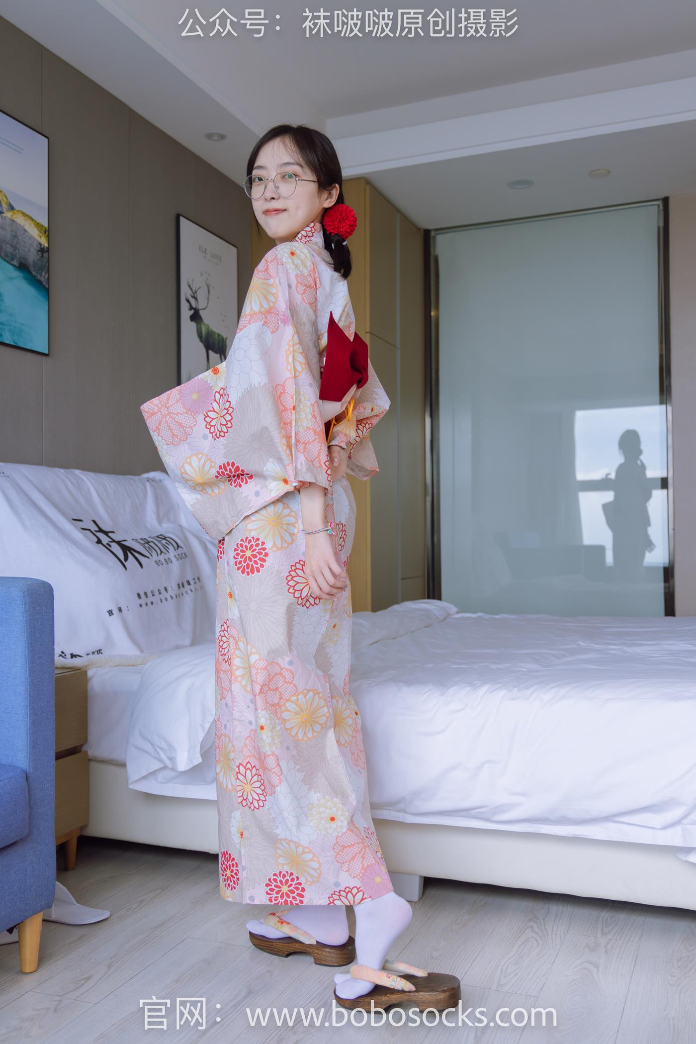 图片[39]-[BoBoSocks袜啵啵]NO.137 稚予-木屐、分指白棉袜、裸足、和风浴衣 (1) [80P] – 速更版-美库