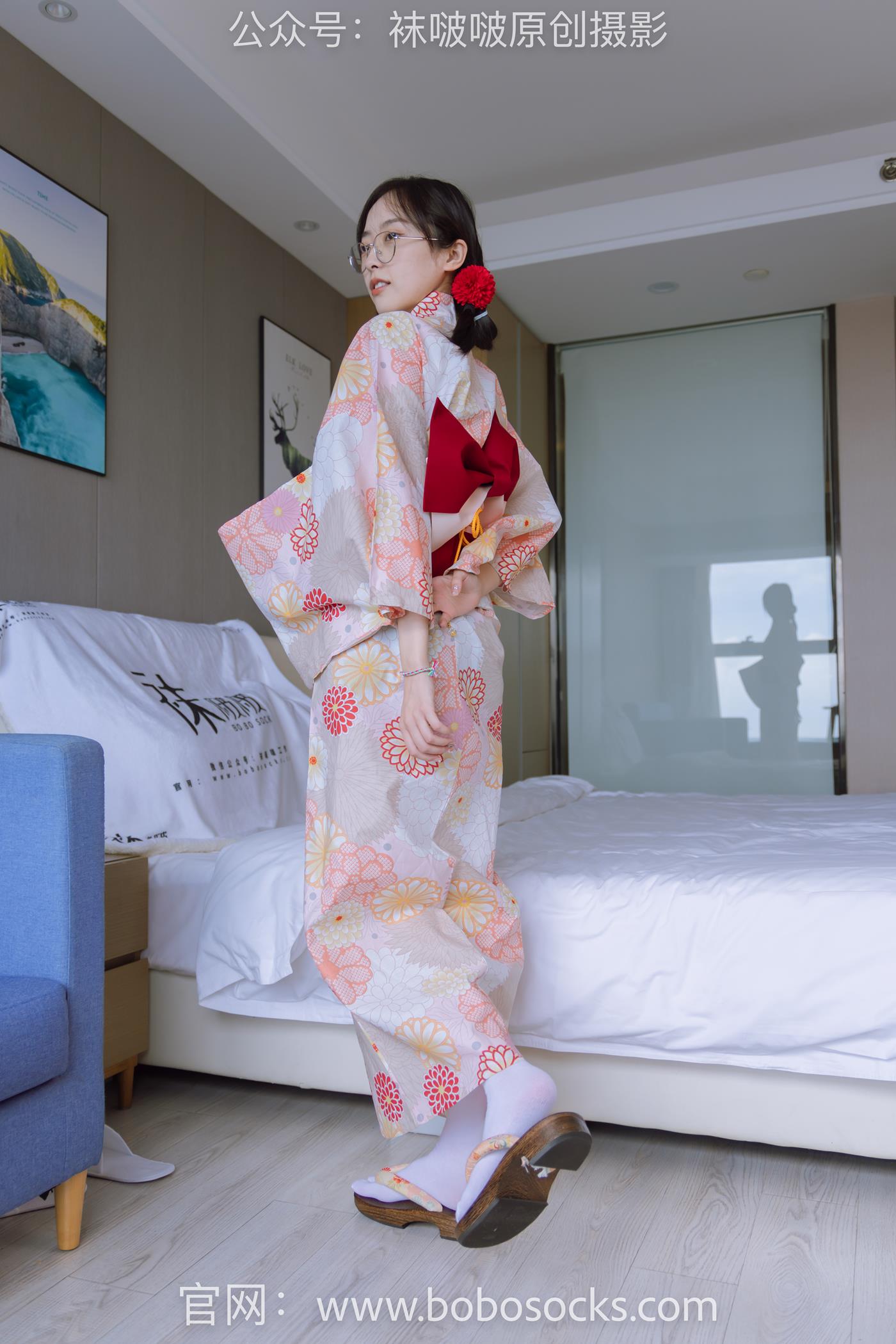 图片[41]-[BoBoSocks袜啵啵]NO.137 稚予-木屐、分指白棉袜、裸足、和风浴衣 (1) [80P] – 速更版-美库