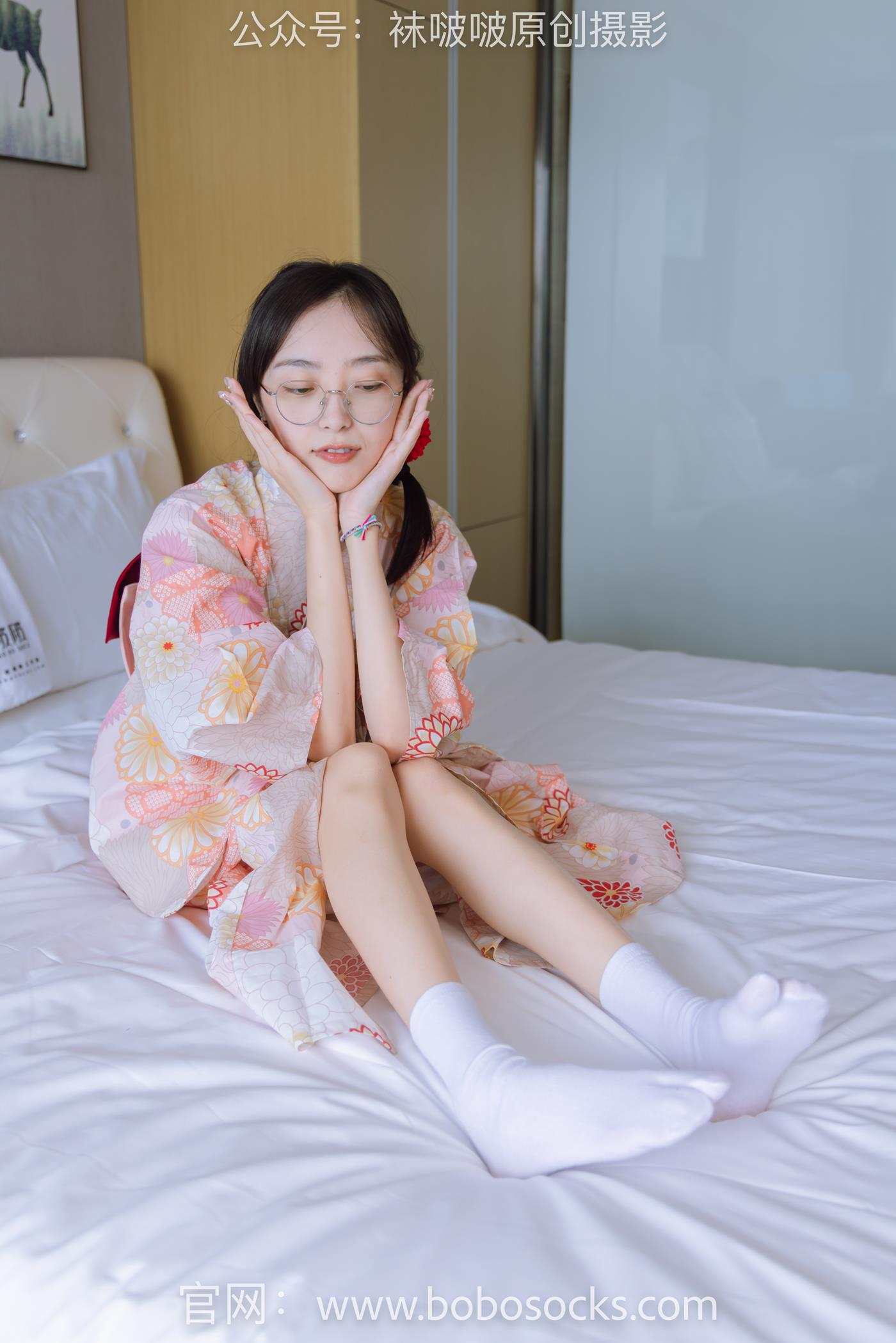 图片[12]-[BoBoSocks袜啵啵]NO.137 稚予-木屐、分指白棉袜、裸足、和风浴衣 (2) [90P] – 速更版-美库