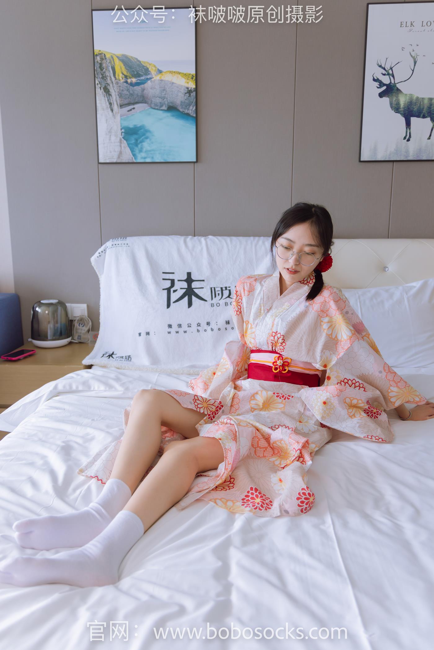 图片[14]-[BoBoSocks袜啵啵]NO.137 稚予-木屐、分指白棉袜、裸足、和风浴衣 (2) [90P] – 速更版-美库