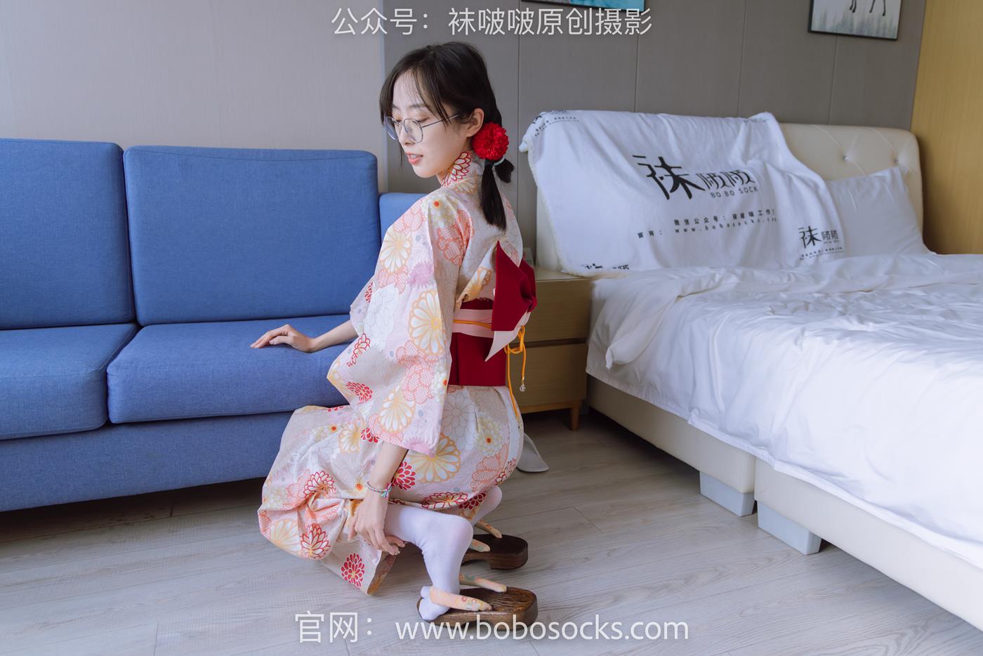 图片[53]-[BoBoSocks袜啵啵]NO.137 稚予-木屐、分指白棉袜、裸足、和风浴衣 (1) [80P] – 速更版-美库