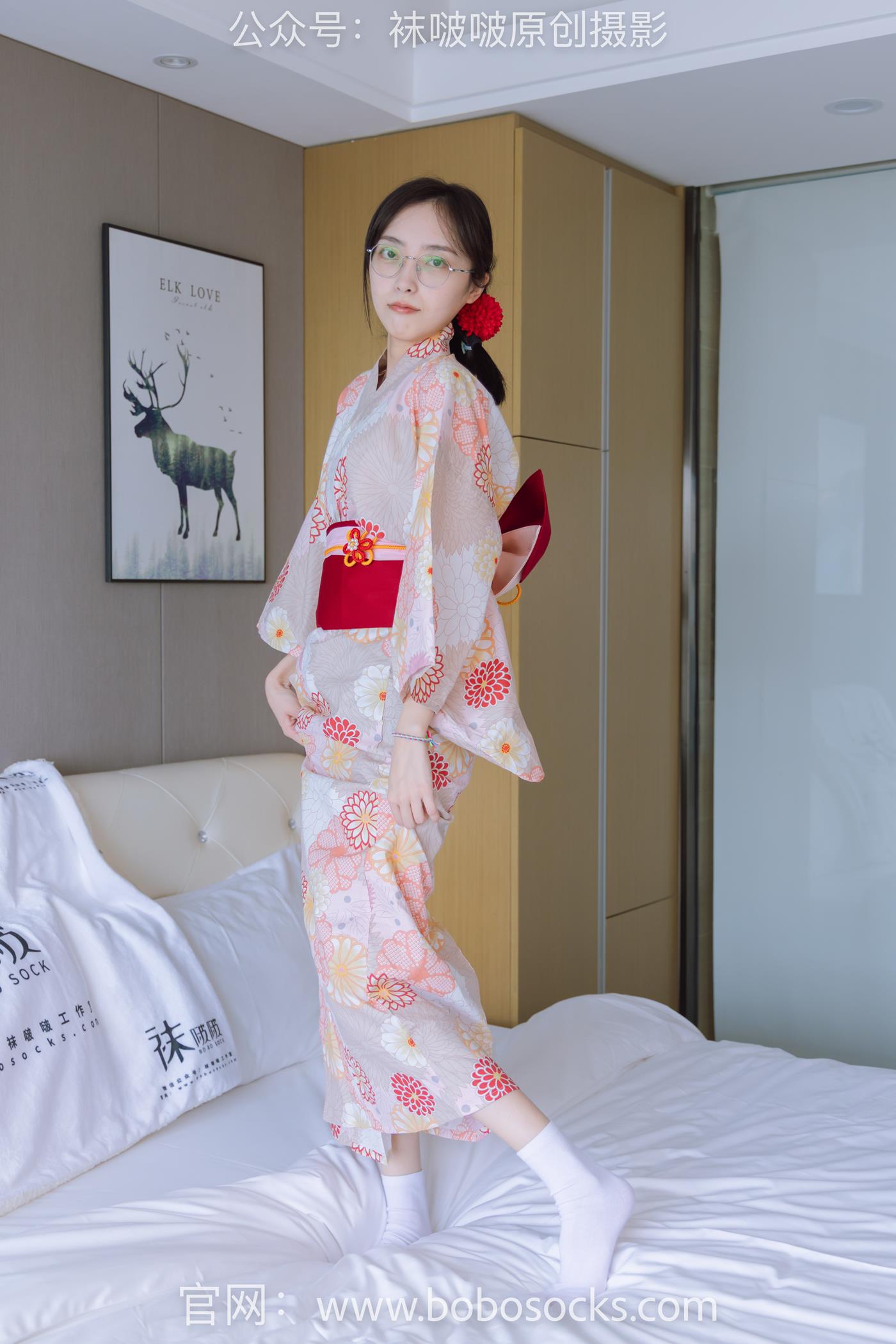 图片[42]-[BoBoSocks袜啵啵]NO.137 稚予-木屐、分指白棉袜、裸足、和风浴衣 (2) [90P] – 速更版-美库