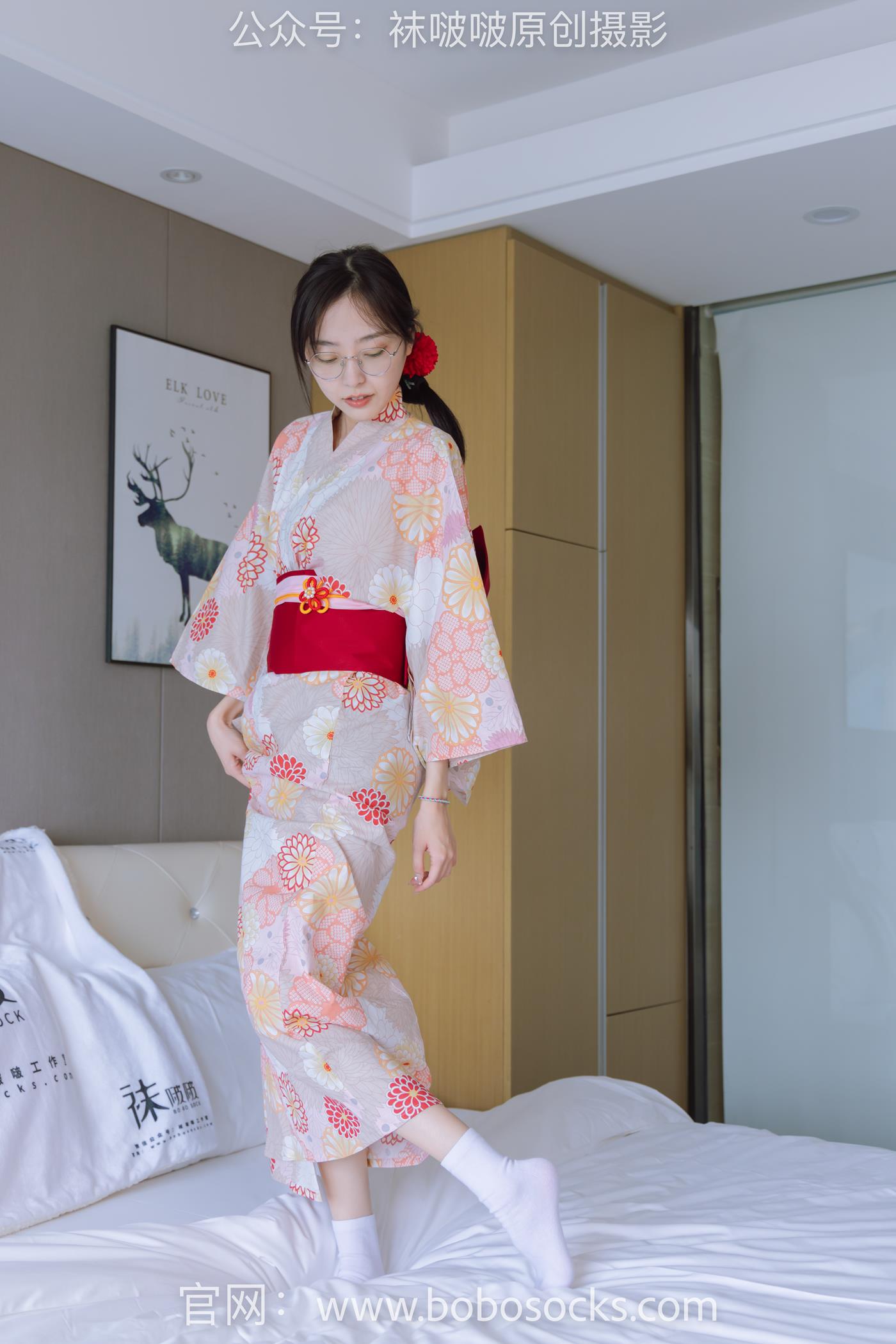 图片[43]-[BoBoSocks袜啵啵]NO.137 稚予-木屐、分指白棉袜、裸足、和风浴衣 (2) [90P] – 速更版-美库