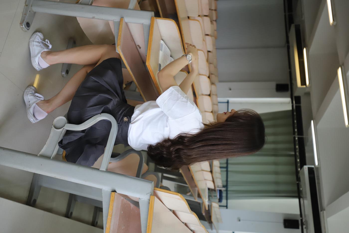 图片[24]-大西瓜爱牙膏-2019 11X活动 模特2（二） 教室短裙船袜 (1) [84P] – 速更版-美库