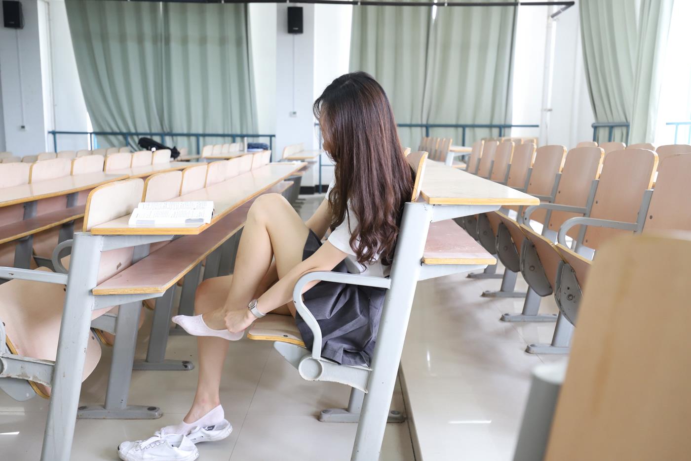 图片[57]-大西瓜爱牙膏-2019 11X活动 模特2（二） 教室短裙船袜 (1) [84P] – 速更版-美库