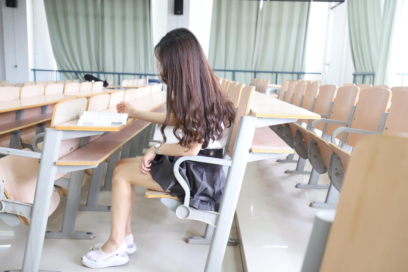 图片[61]-大西瓜爱牙膏-2019 11X活动 模特2（二） 教室短裙船袜 (1) [84P] – 速更版-美库