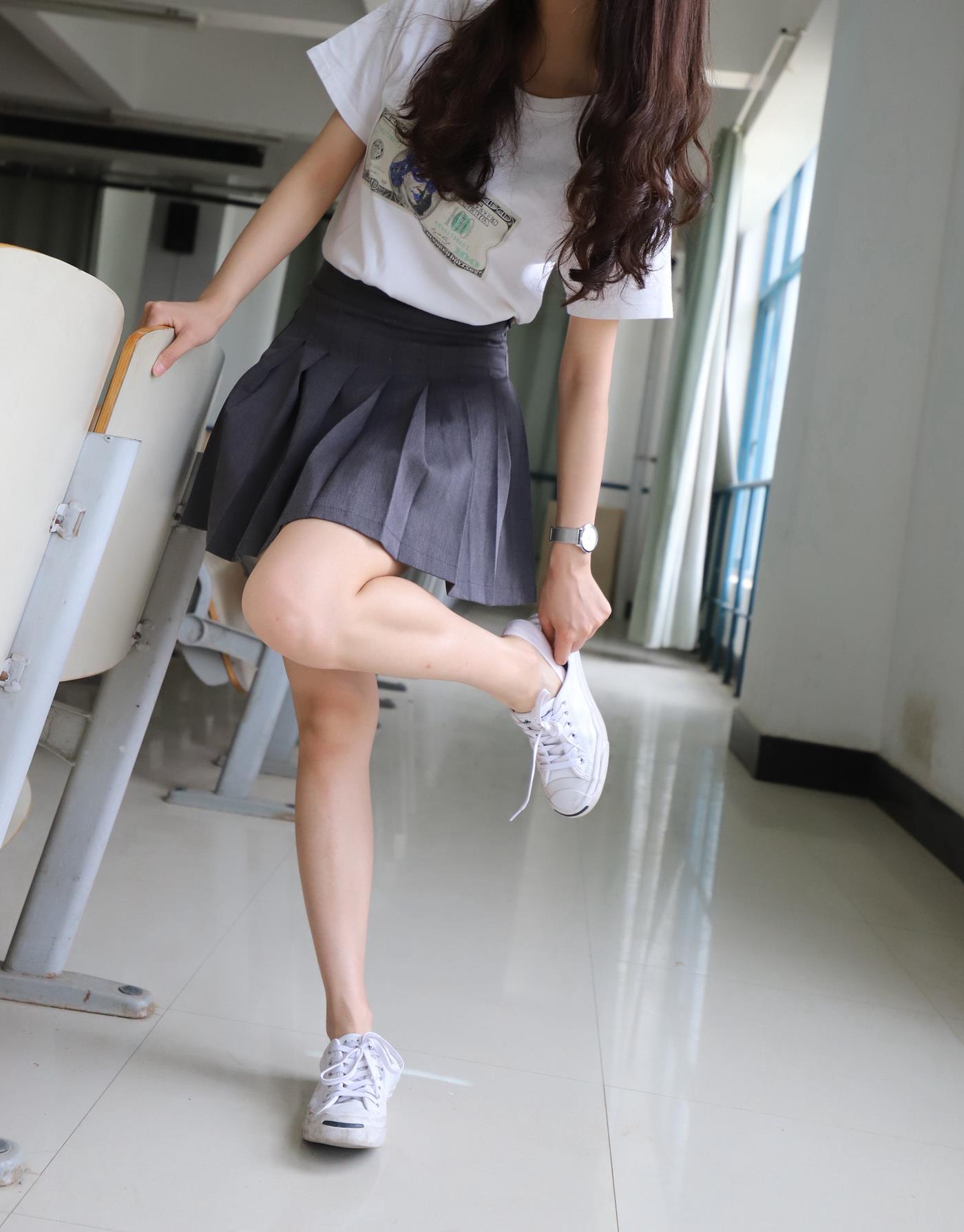 图片[54]-大西瓜爱牙膏-2019 11X活动 模特2（二） 教室短裙船袜 (3) [84P] – 速更版-美库