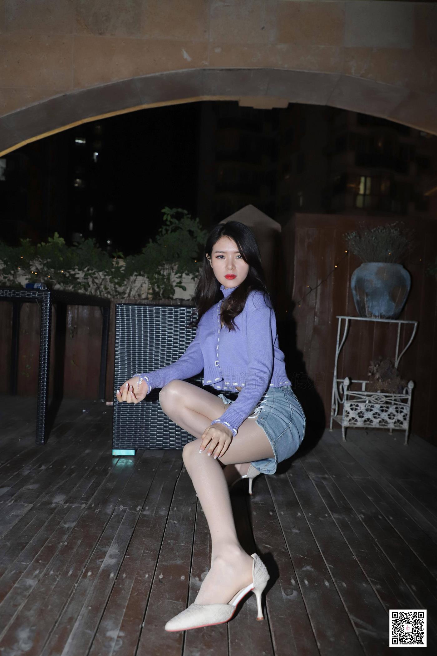 图片[46]-[SiHua思话] SJ066 筱蝶 轻薄防勾连裤袜 [50P] – 速更版-美库