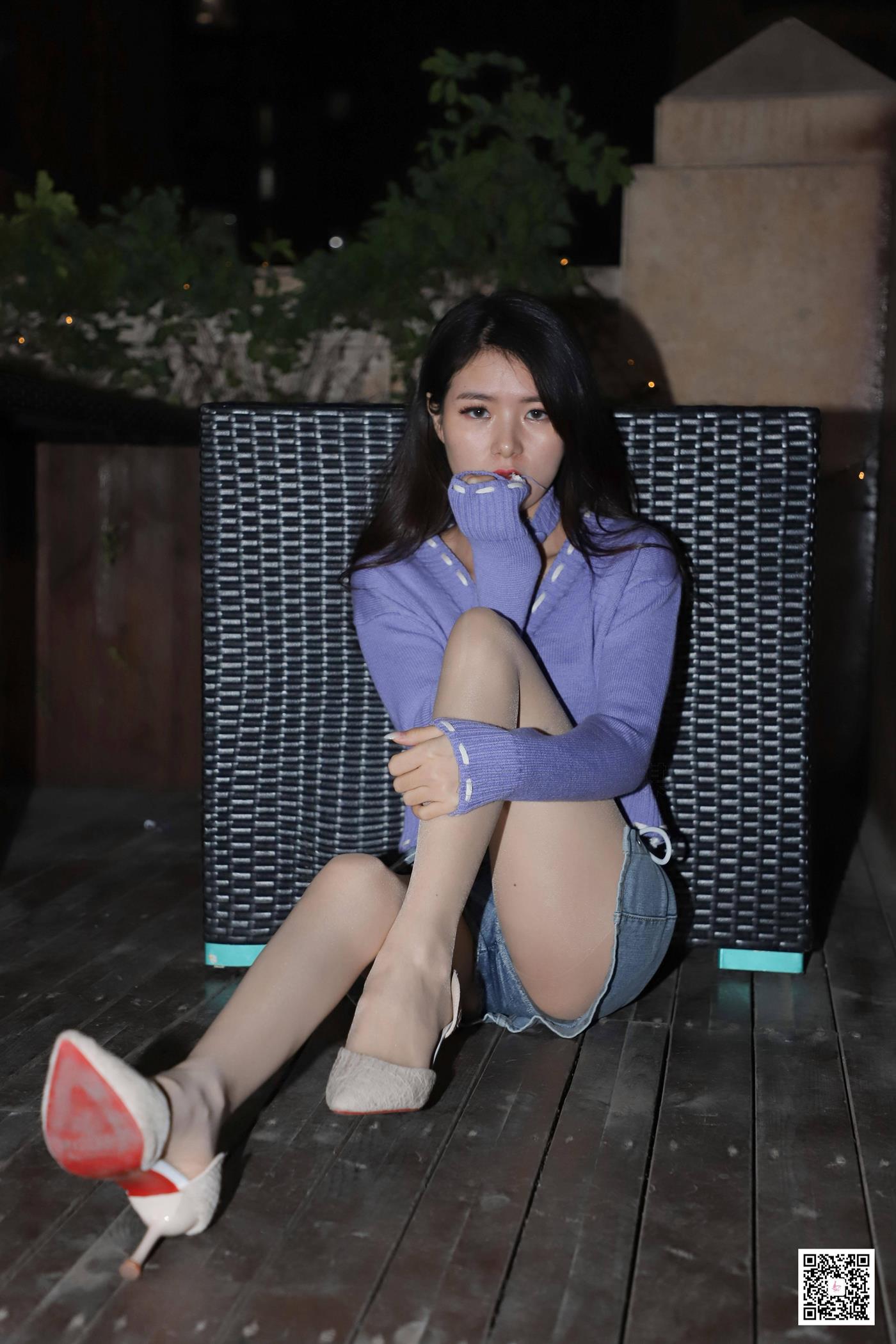 图片[50]-[SiHua思话] SJ066 筱蝶 轻薄防勾连裤袜 [50P] – 速更版-美库