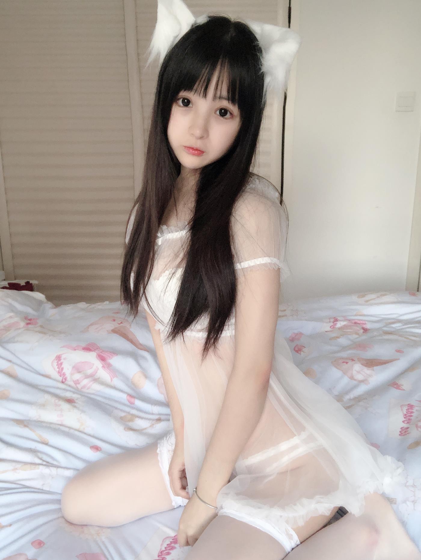 图片[15]-桜井宁宁  – 小白猫 蕾丝内衣[20P] – 速更版-美库