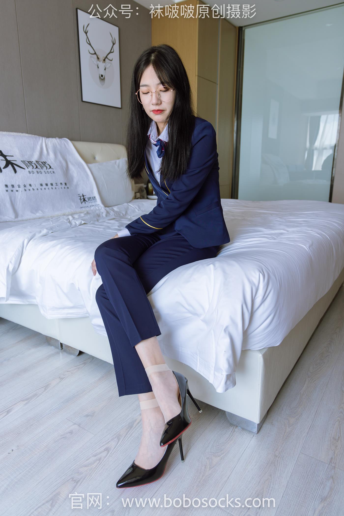 图片[13]-[BoBoSocks袜啵啵]NO.139 小甜豆-高跟鞋、短肉丝、空姐制服 (1) [72P] – 速更版-美库