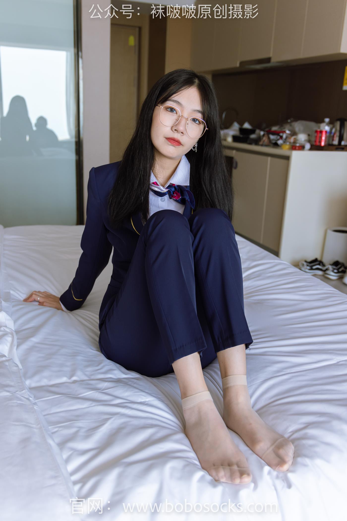 图片[16]-[BoBoSocks袜啵啵]NO.139 小甜豆-高跟鞋、短肉丝、空姐制服 (2) [68P] – 速更版-美库