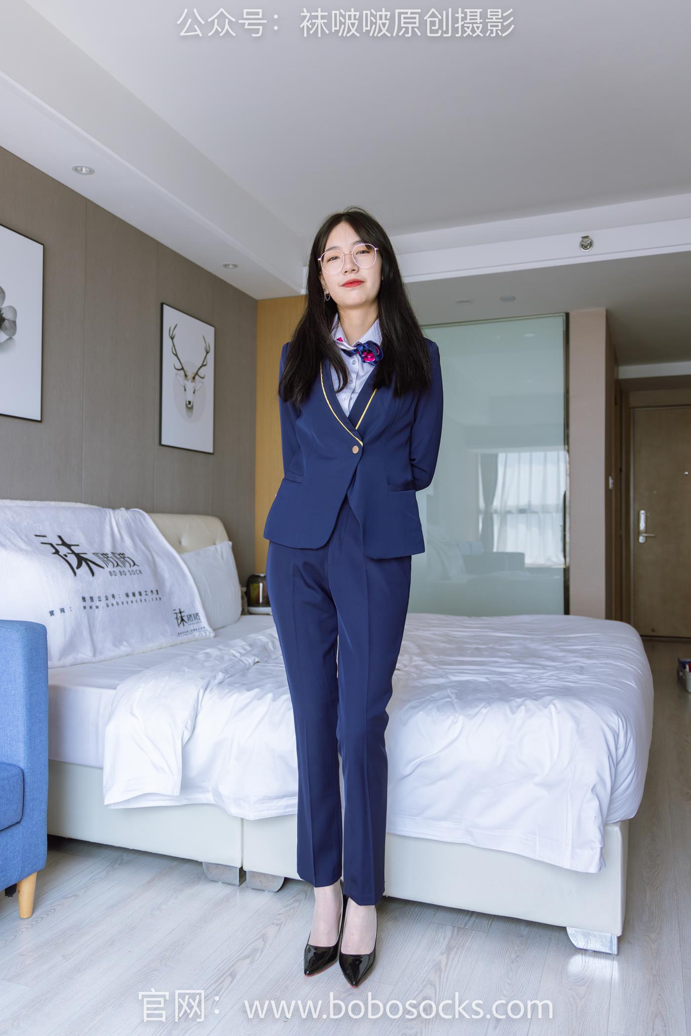 图片[17]-[BoBoSocks袜啵啵]NO.139 小甜豆-高跟鞋、短肉丝、空姐制服 (1) [72P] – 速更版-美库