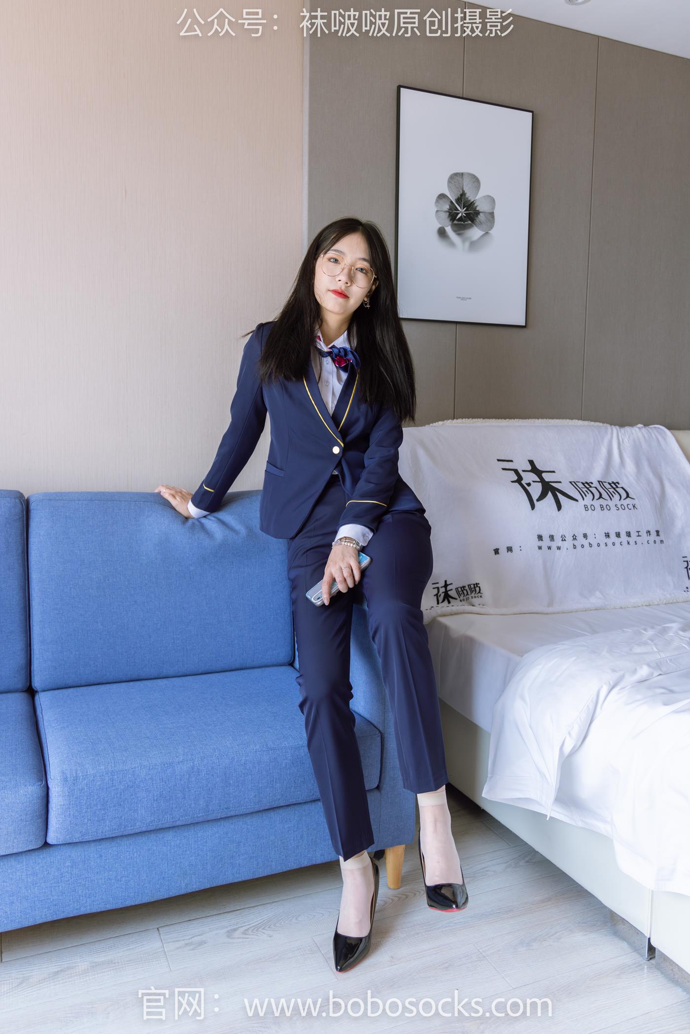 图片[18]-[BoBoSocks袜啵啵]NO.139 小甜豆-高跟鞋、短肉丝、空姐制服 (1) [72P] – 速更版-美库