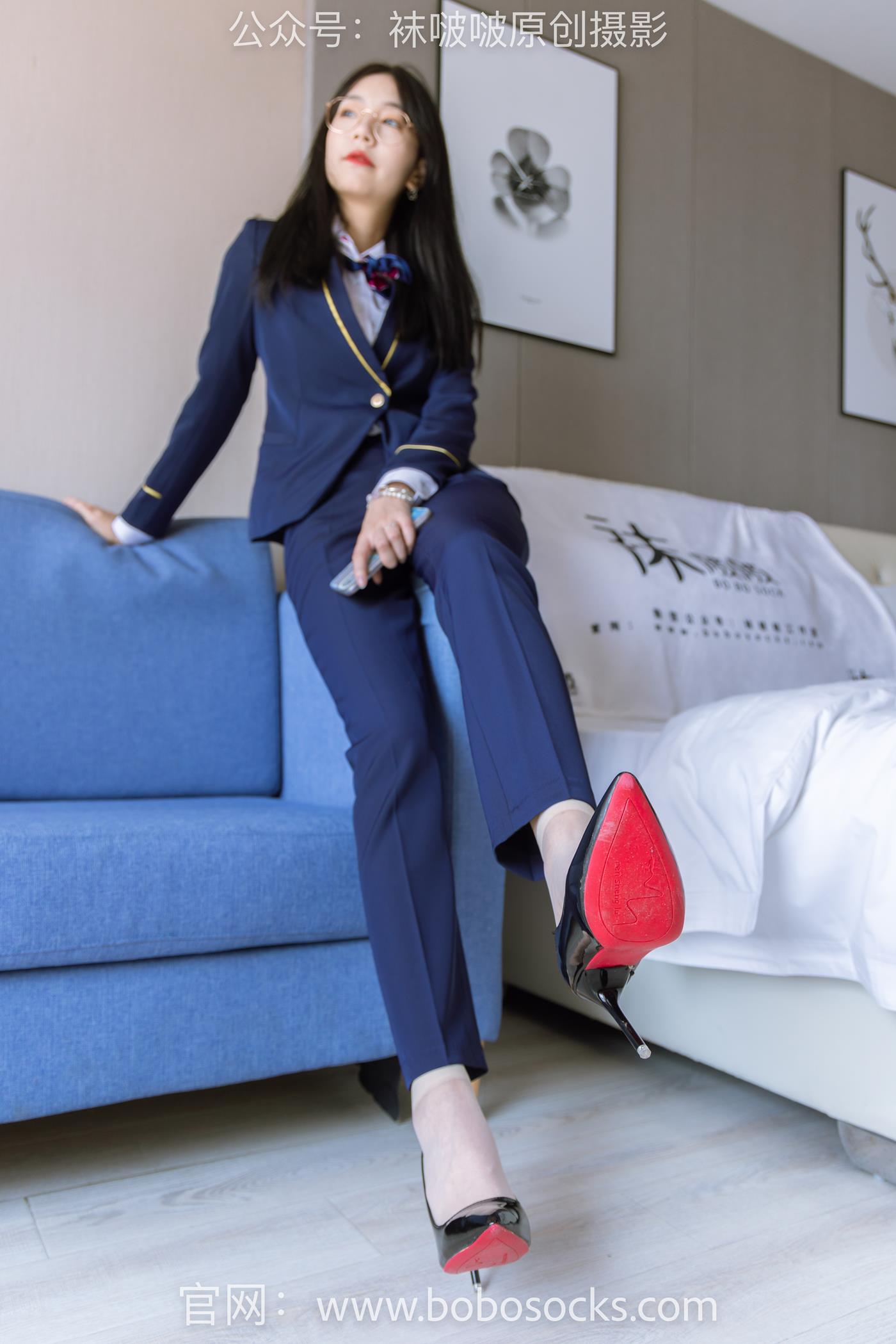 图片[22]-[BoBoSocks袜啵啵]NO.139 小甜豆-高跟鞋、短肉丝、空姐制服 (1) [72P] – 速更版-美库
