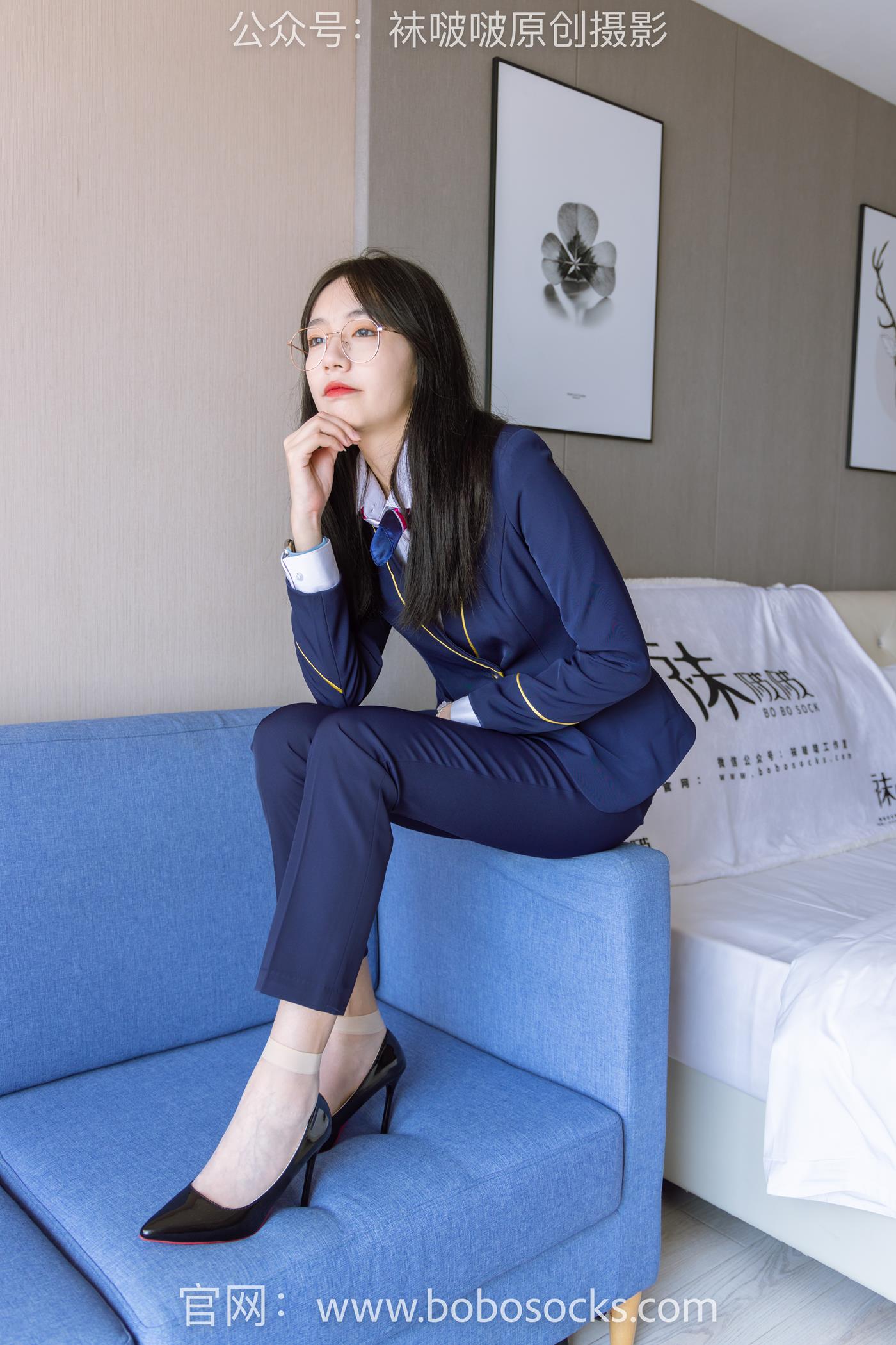 图片[27]-[BoBoSocks袜啵啵]NO.139 小甜豆-高跟鞋、短肉丝、空姐制服 (1) [72P] – 速更版-美库