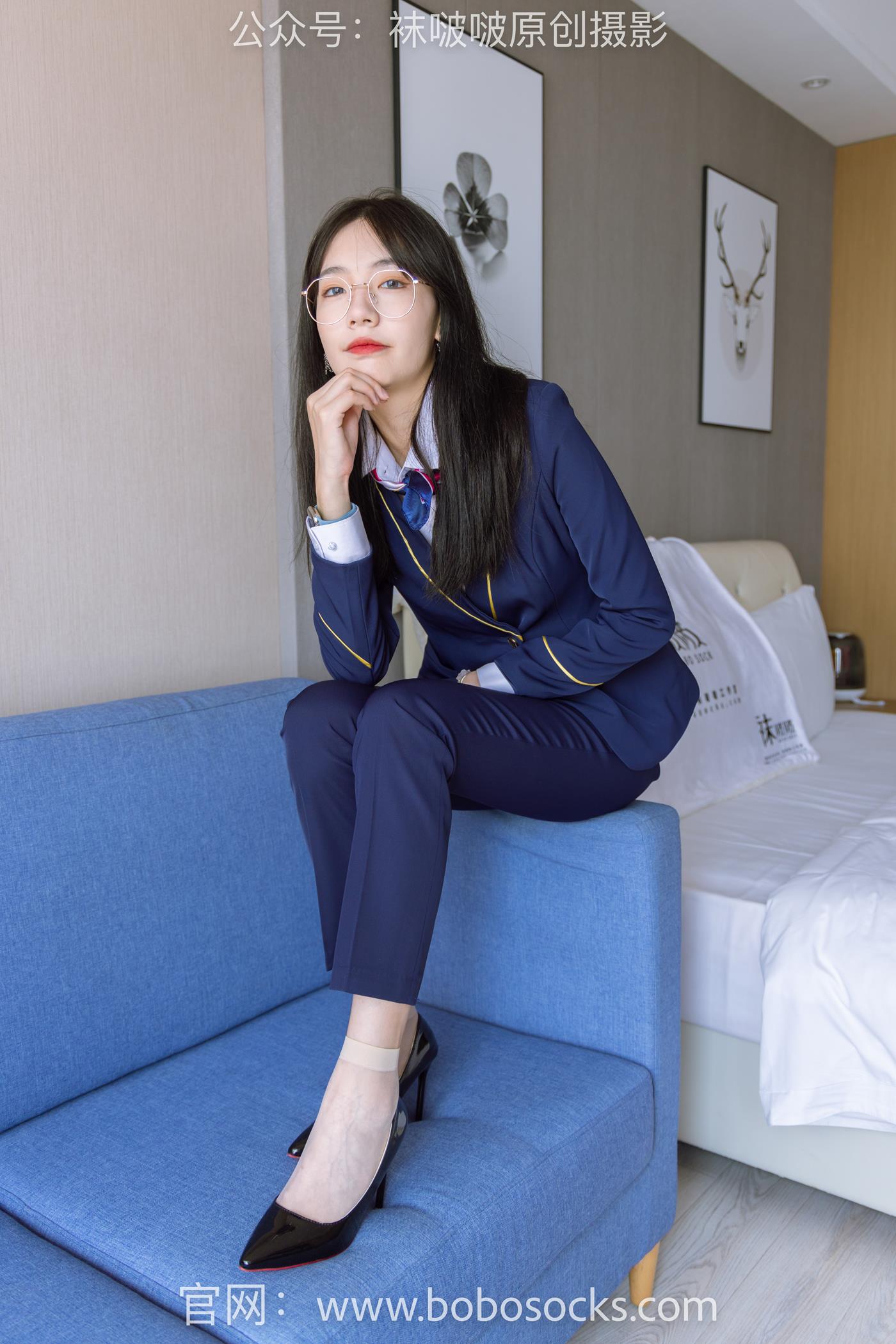 图片[28]-[BoBoSocks袜啵啵]NO.139 小甜豆-高跟鞋、短肉丝、空姐制服 (1) [72P] – 速更版-美库